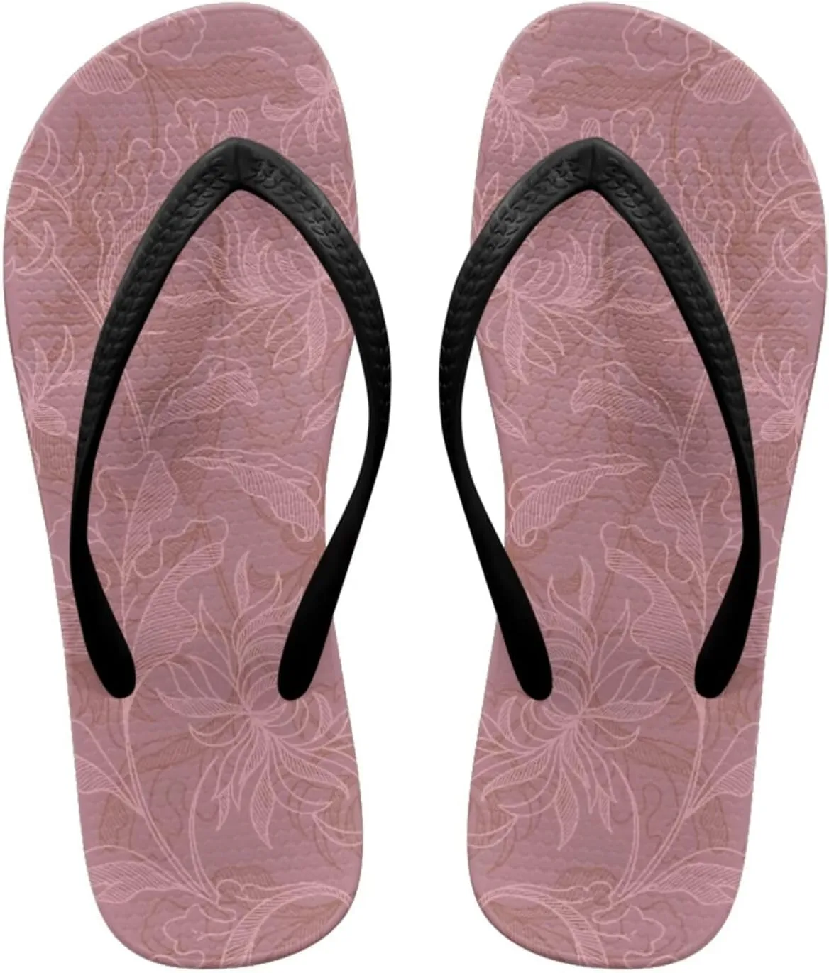 Flip Flops for Women EVA Sole Yoga Mat Comfortable Summer Beach Walking Thong Cushion Sandals Slip On Outdoor Indoor
