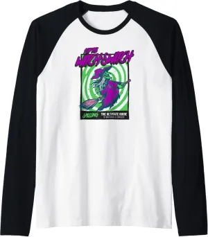 Flip The Witch Switch Halloween Horror Magic Witchcraft Raglan Baseball Tee