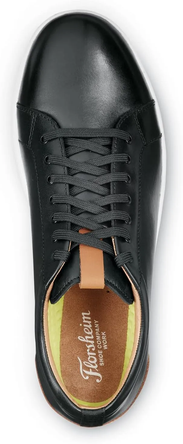 Florsheim Crossover Work, Men's, Black, Steel Toe, EH, MaxTrax Slip Resistant, Lace to Toe Oxford Work Shoe