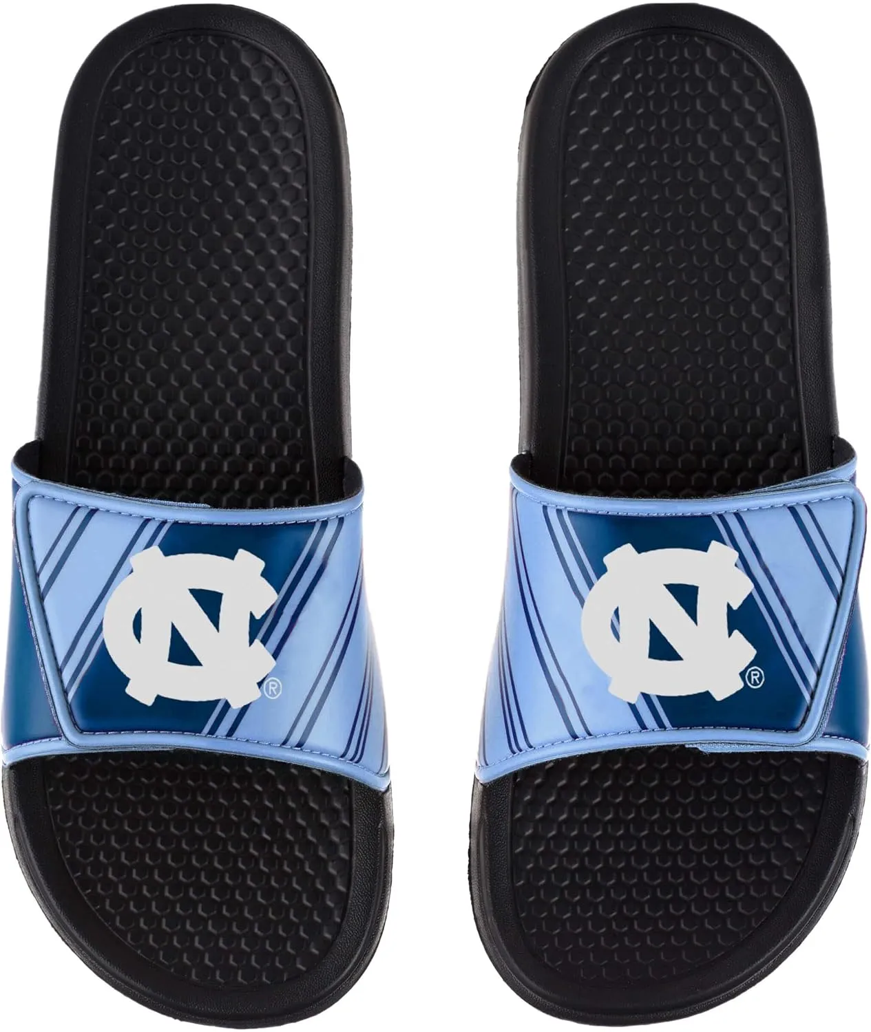 FOCO mens Ncaa College Team Logo Shower Sport Legacy Slide Flip Flop Sandals