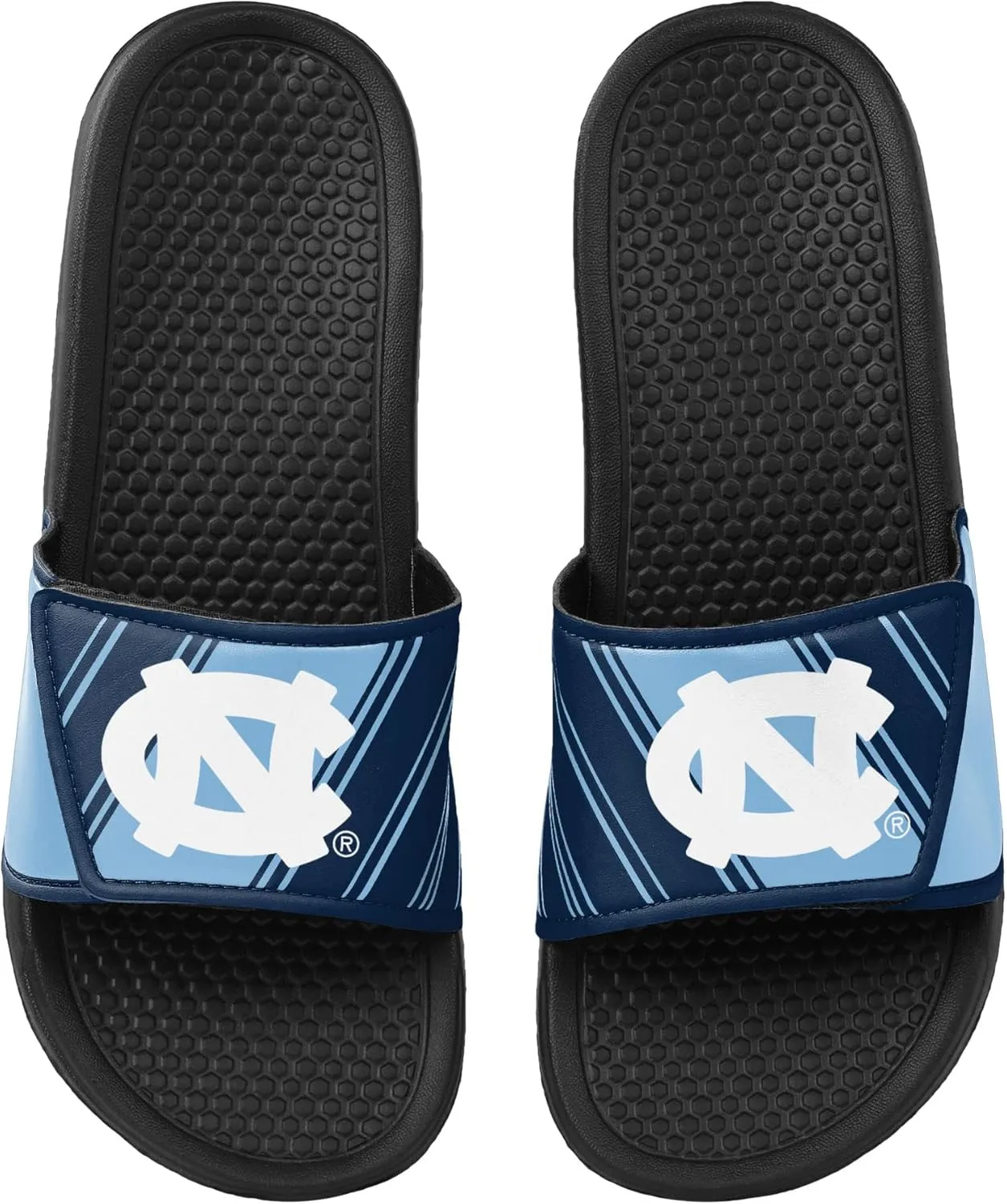 FOCO mens Ncaa College Team Logo Shower Sport Legacy Slide Flip Flop Sandals