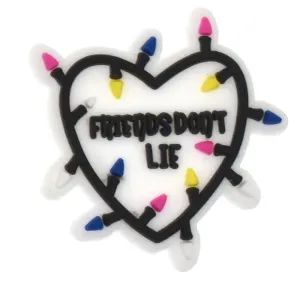 Friend Don'T Lie Fairy Light Heart Stranger Things Shoe Charm