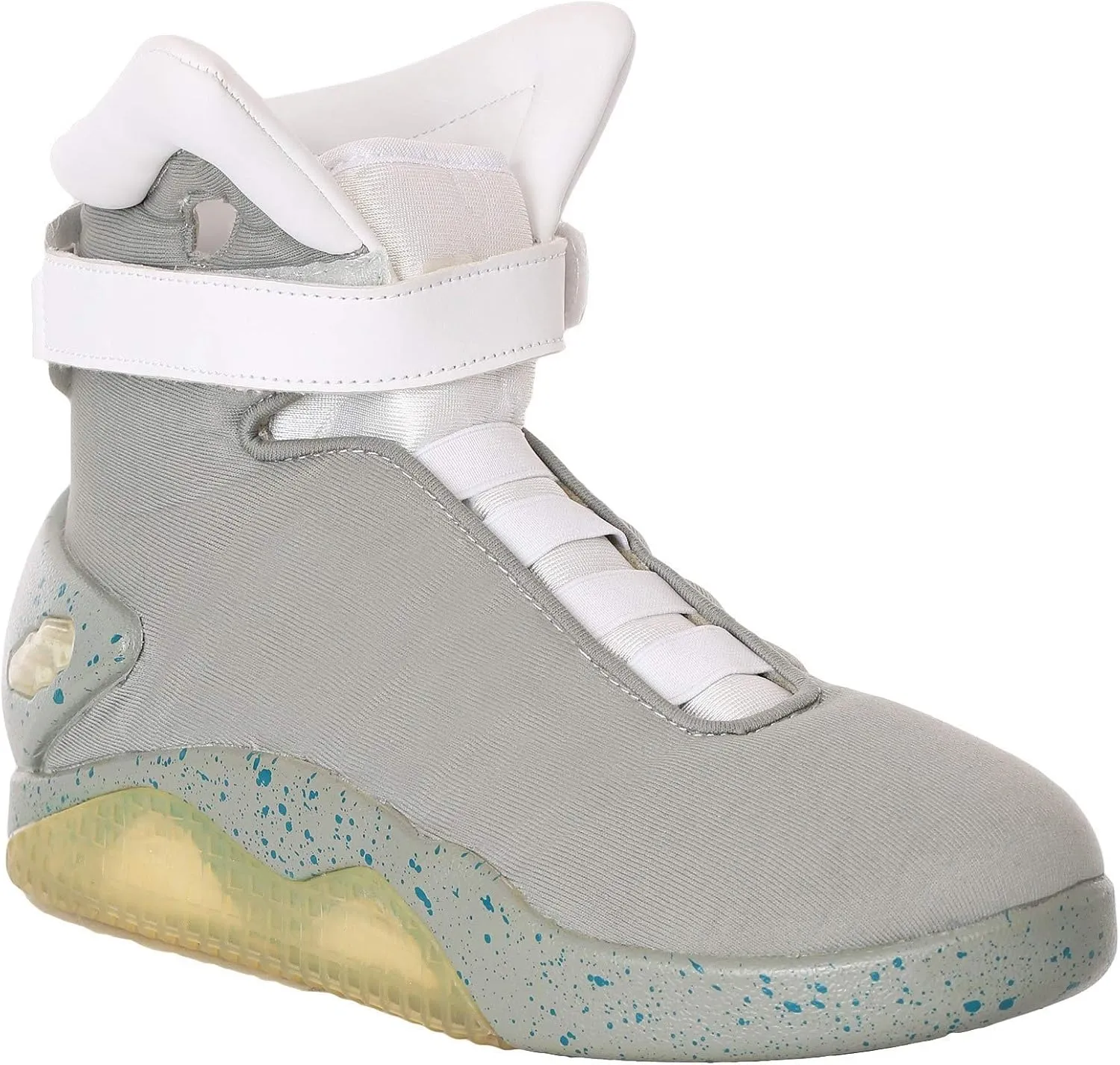 Fun Costumes Adult Light Up Back to the Future 2 II Shoes with Charging and Adjustable Straps - Officially Licensed