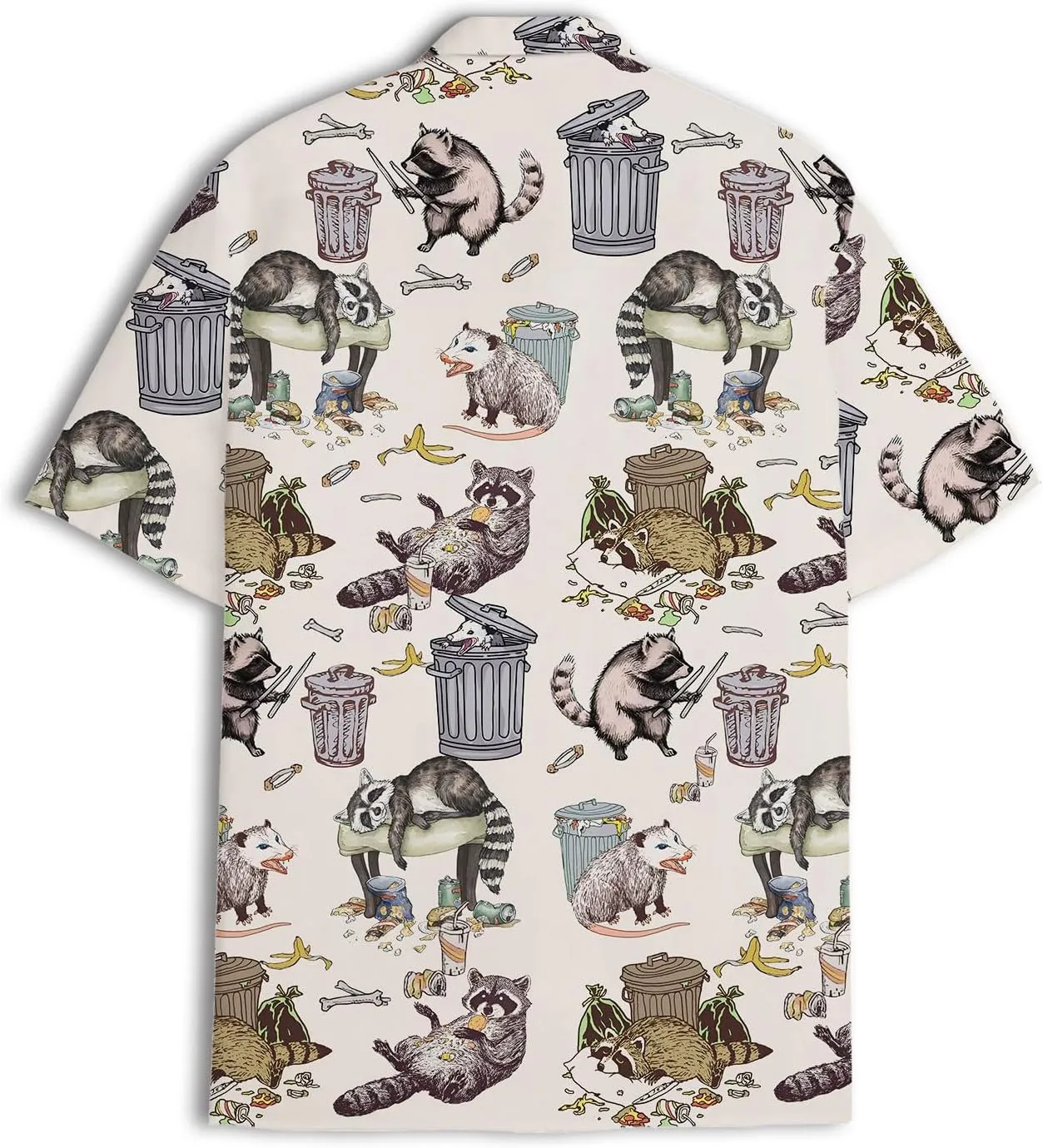 Funny Hawaiian Shirt for Men Casual Summer Shirt for Men Short Sleeve Button Down Shirt