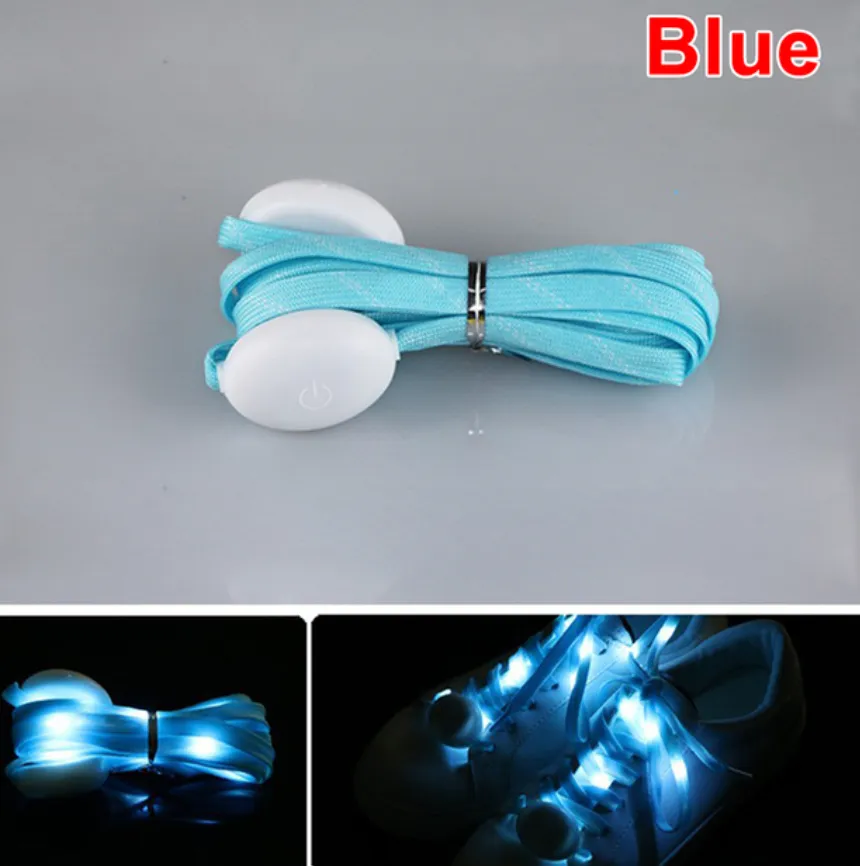 Glow in the Dark Light up Shoe Laces LED - Many Colours/Sizes - NEW ARRIVAL