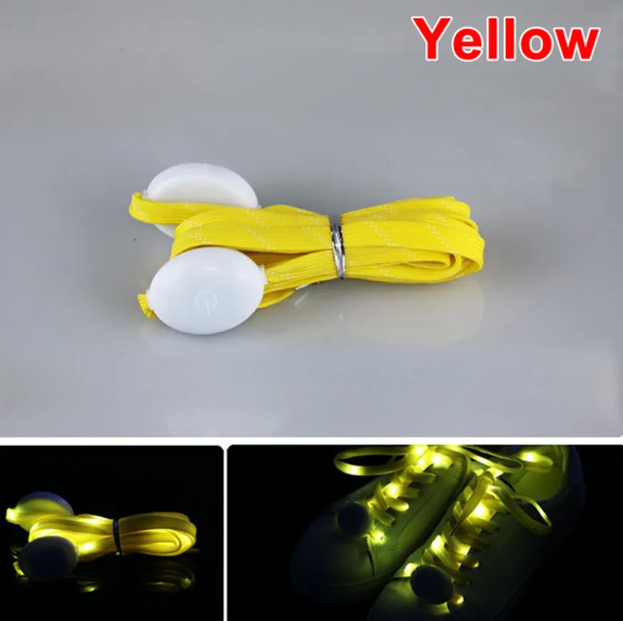 Glow in the Dark Light up Shoe Laces LED - Many Colours/Sizes - NEW ARRIVAL