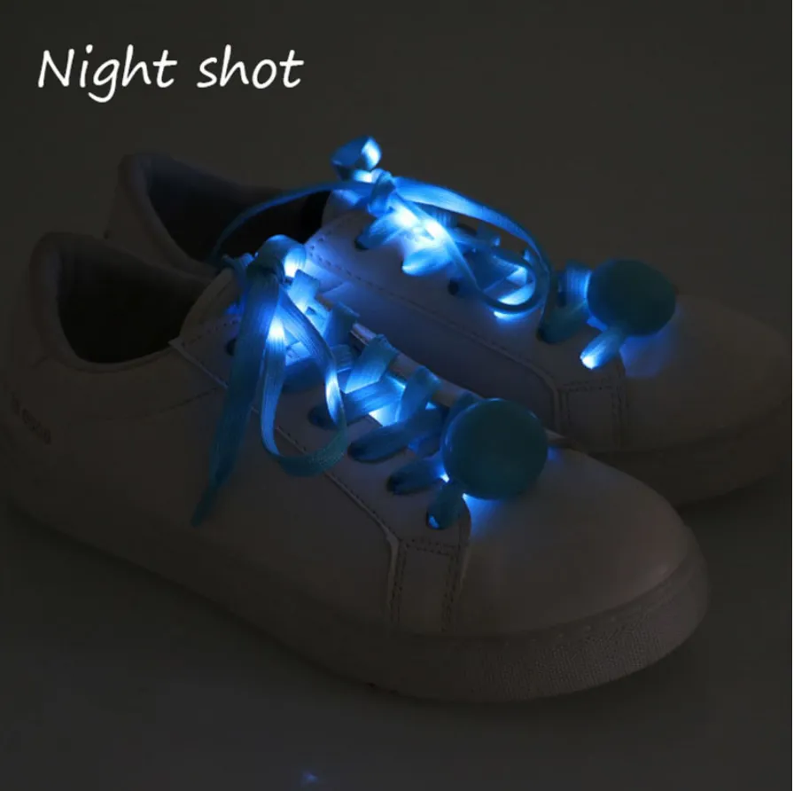 Glow in the Dark Light up Shoe Laces LED - Many Colours/Sizes - NEW ARRIVAL