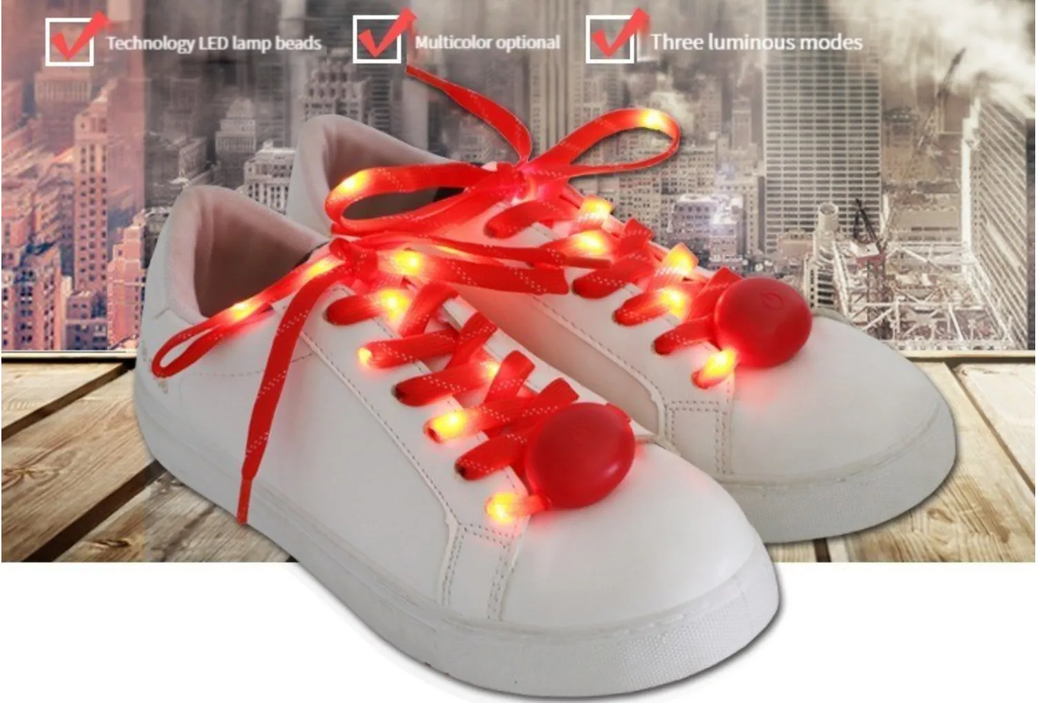 Glow in the Dark Light up Shoe Laces LED - Many Colours/Sizes - NEW ARRIVAL