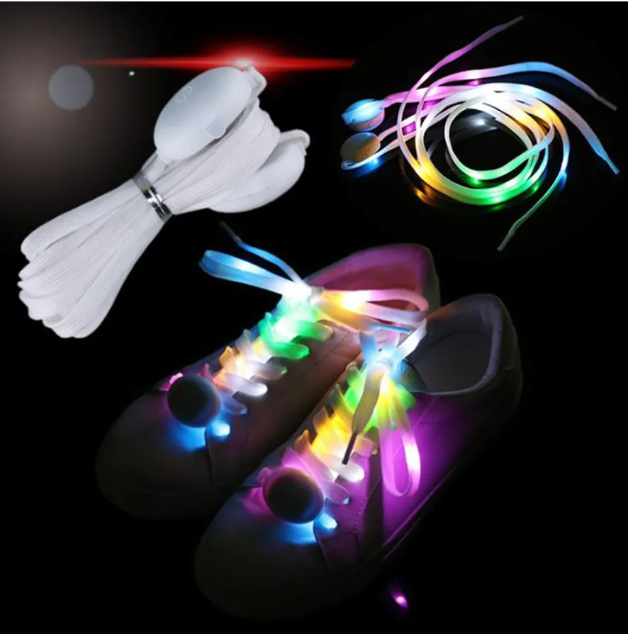 Glow in the Dark Light up Shoe Laces LED - Many Colours/Sizes - NEW ARRIVAL