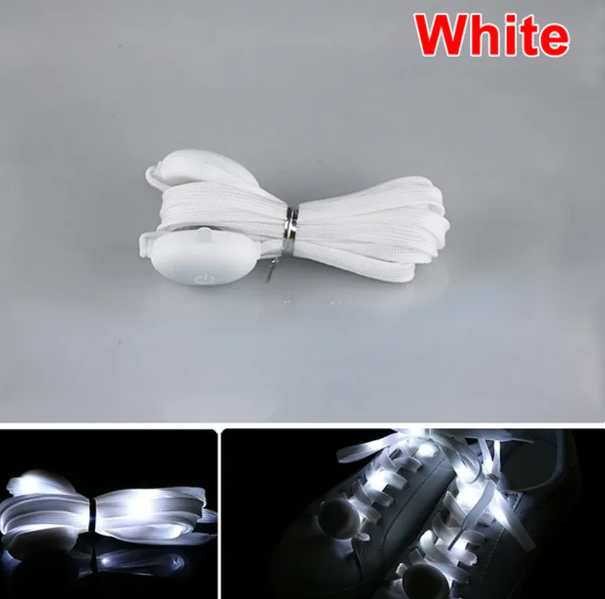 Glow in the Dark Light up Shoe Laces LED - Many Colours/Sizes - NEW ARRIVAL