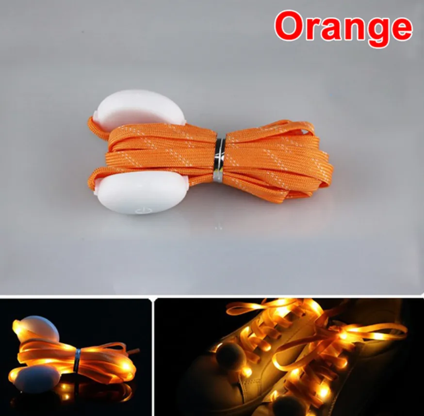 Glow in the Dark Light up Shoe Laces LED - Many Colours/Sizes - NEW ARRIVAL