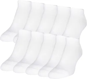 GOLDTOE Women's Cushion No Show Socks, 10-pairs