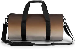 Gym Bag 17in for Men Women, Waterproof Foldable Sports Organizer, Durable Workout Travel Duffle Bag, Twilight Horizon Gradient-1369