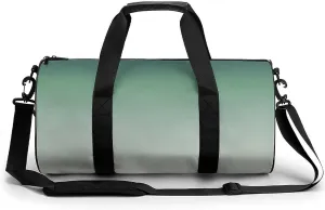 Gym Bag 17in for Men Women, Waterproof Foldable Sports Organizer, Durable Workout Travel Duffle Bag, Twilight Horizon Gradient-1380