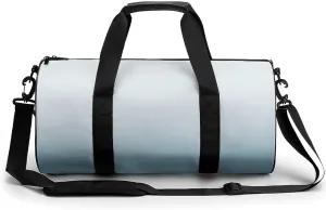 Gym Bag 17in for Men Women, Waterproof Foldable Sports Organizer, Durable Workout Travel Duffle Bag, Twilight Horizon Gradient-1390