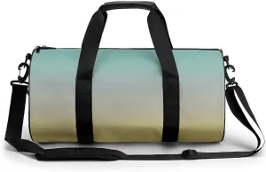 Gym Bag 17in for Men Women, Waterproof Foldable Sports Organizer, Durable Workout Travel Duffle Bag, Vibrant Glow Horizon-1449