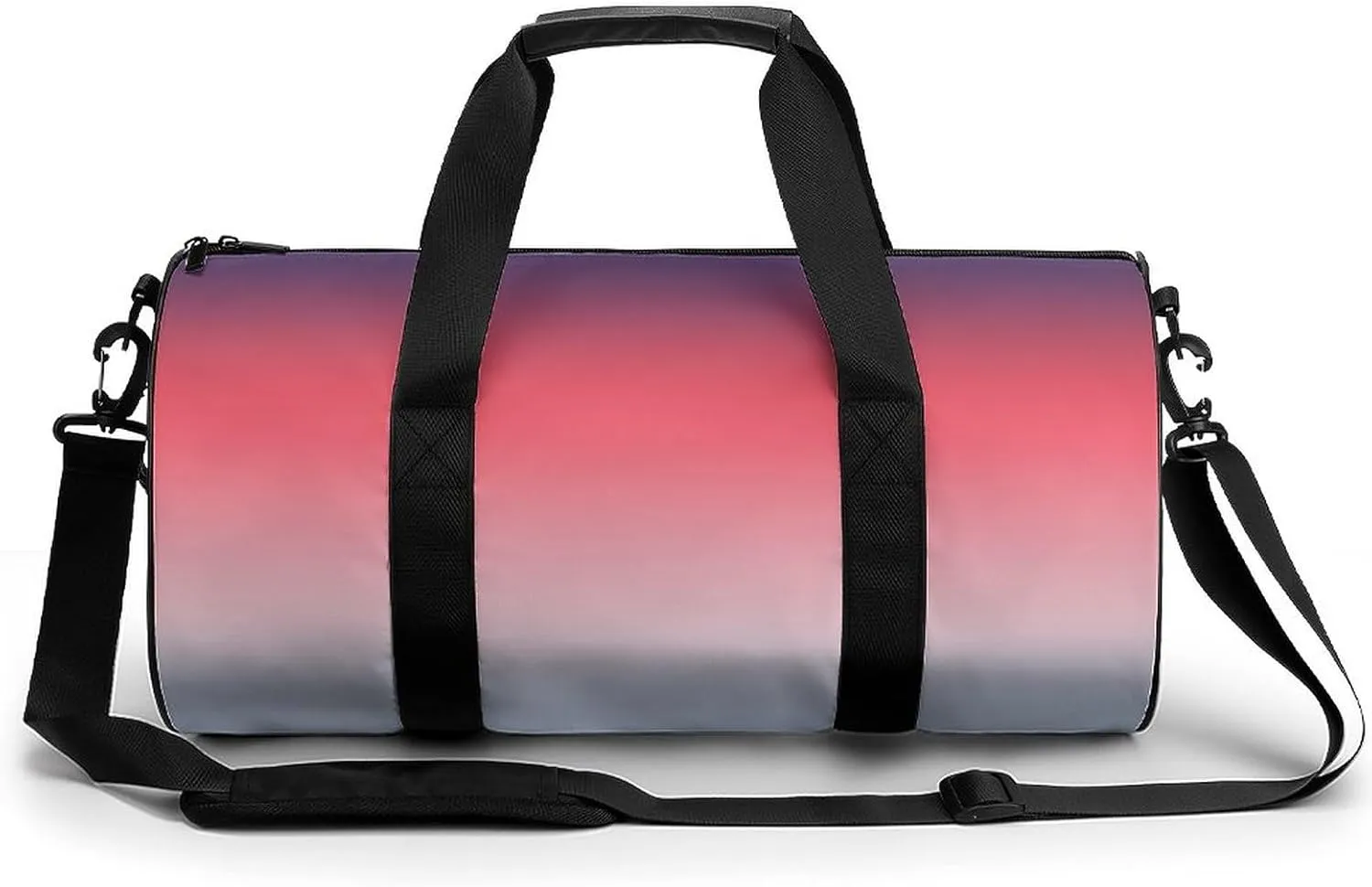 Gym Bag 17in for Men Women, Waterproof Foldable Sports Organizer, Durable Workout Travel Duffle Bag, Warm Twilight Shift-1728