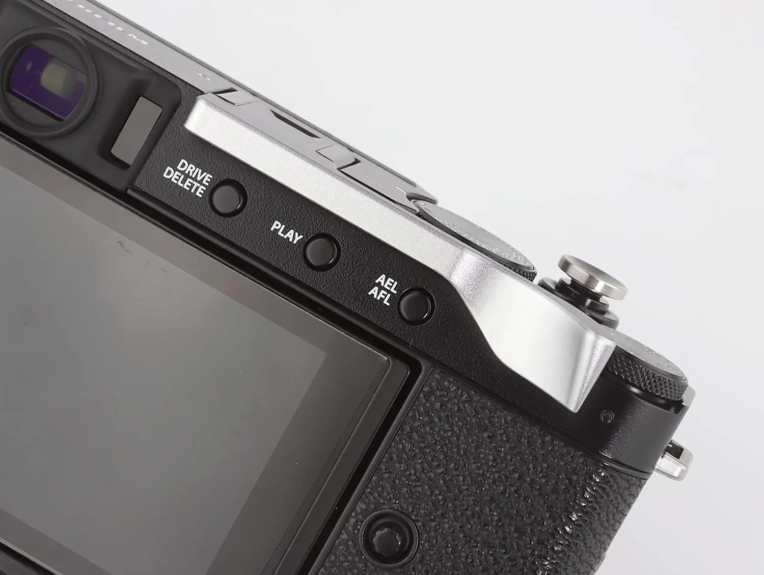 Haoge THB-X4S Hand Grip Metal Hot Shoe Thumb Up Rest for Fujifilm Fuji X-E4 Camera Silver
