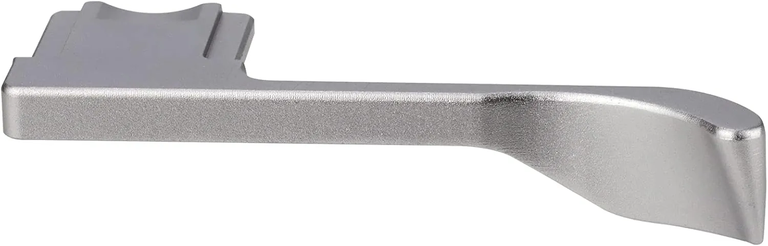 Haoge THB-X4S Hand Grip Metal Hot Shoe Thumb Up Rest for Fujifilm Fuji X-E4 Camera Silver