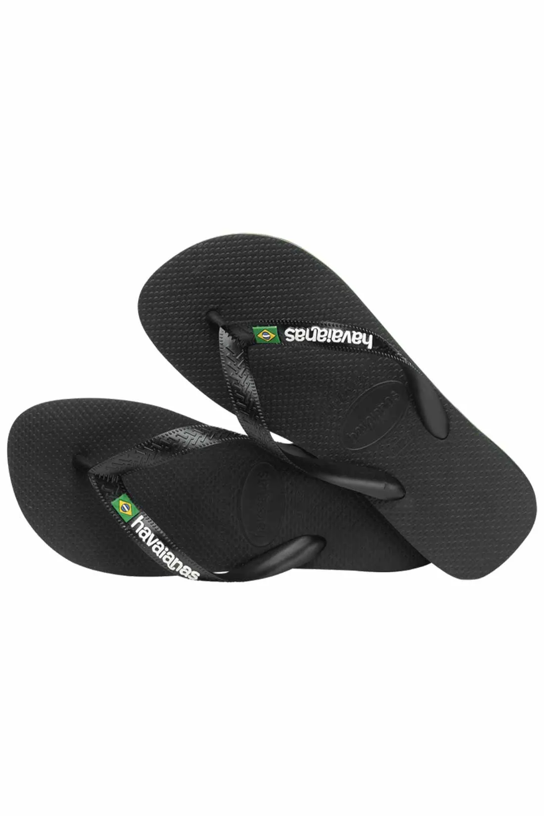Havaianas Brasil Logo Black