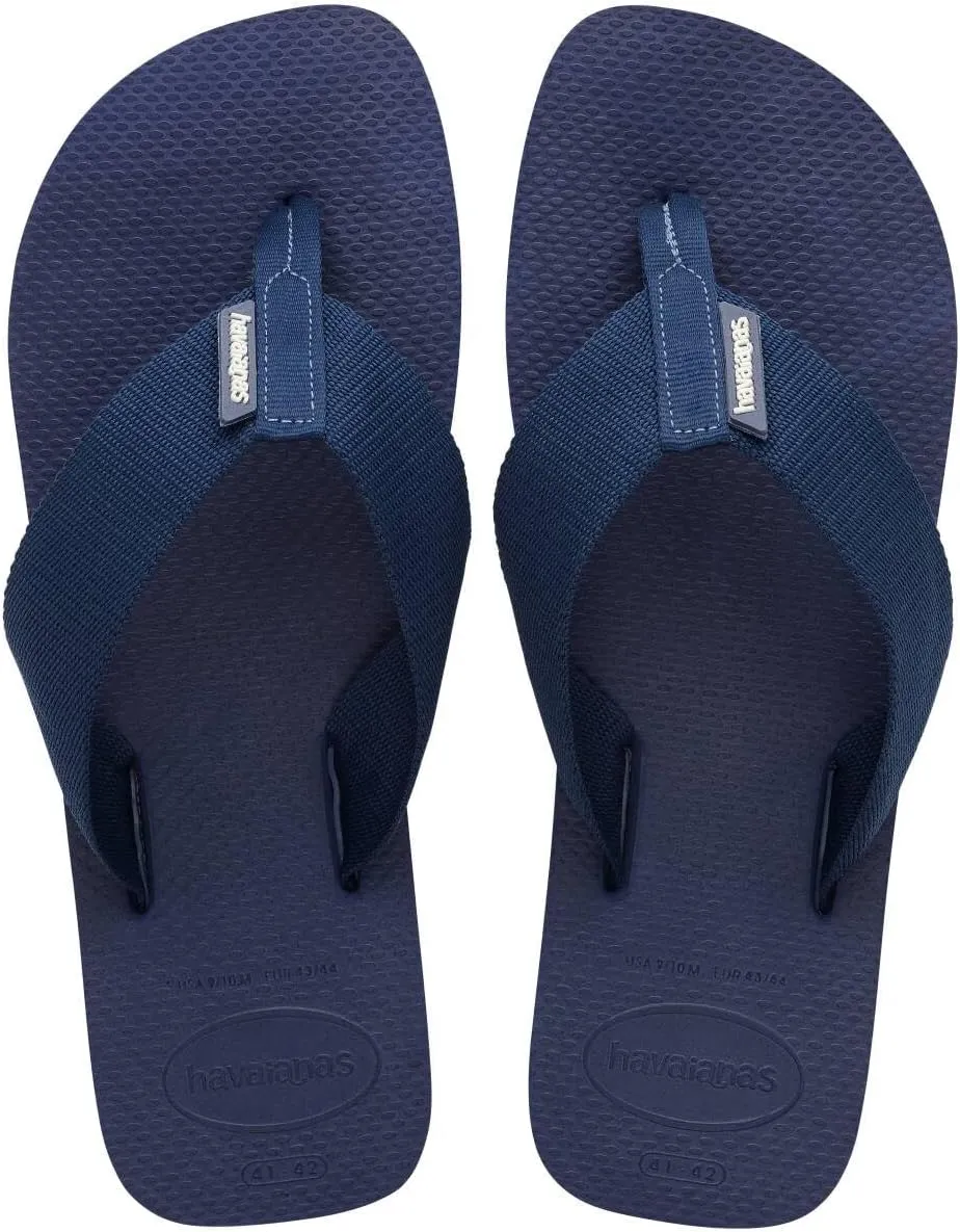 havaianas for Men - Urban Basic Flip Flops - Navy Blue - 11/12M