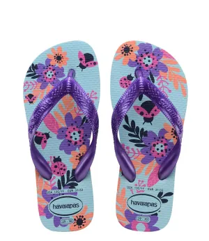 HAVAIANAS KIDS FLORES - BLUE WATER
