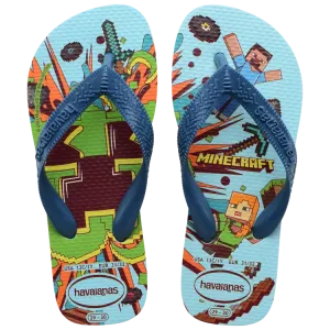 Havaianas Kids Minecraft White/Blue
