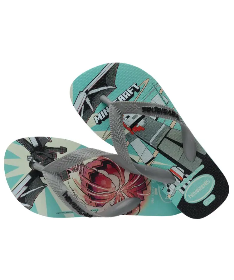 Havaianas Kids Top Minecraft 0031 Jandals - White