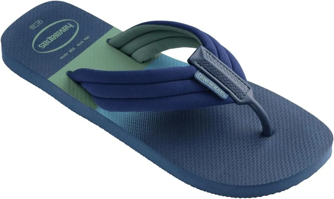 havaianas Men's Urban Print Sandal Indigo Blue Flip-Flop