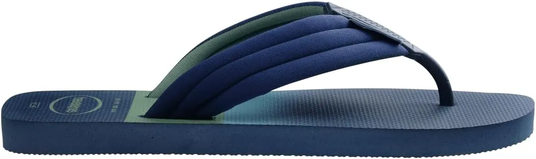 havaianas Men's Urban Print Sandal Indigo Blue Flip-Flop