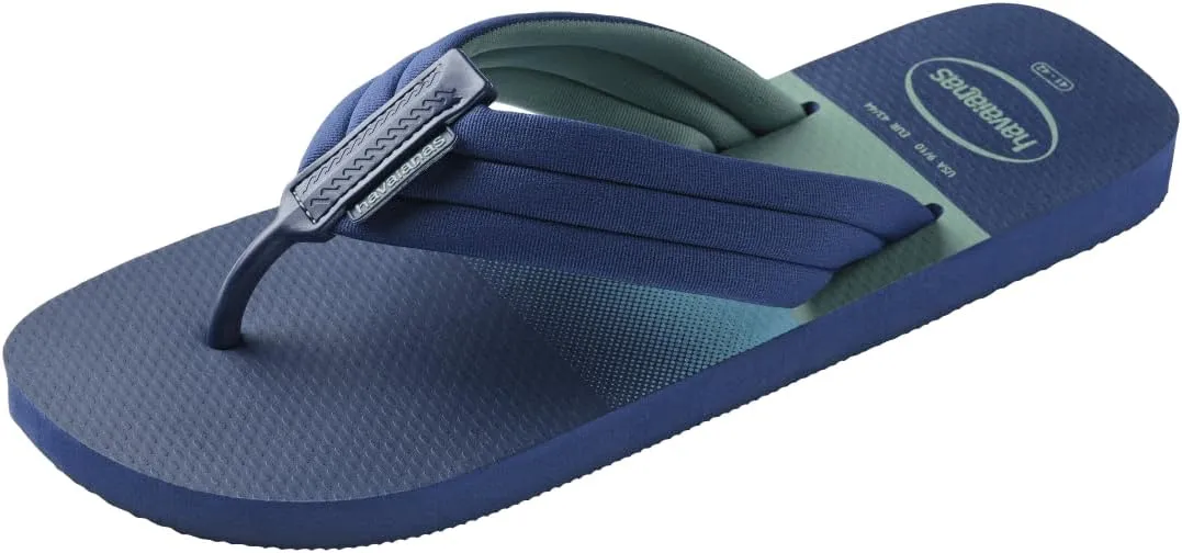 havaianas Men's Urban Print Sandal Indigo Blue Flip-Flop