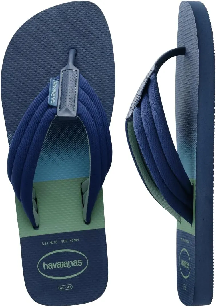 havaianas Men's Urban Print Sandal Indigo Blue Flip-Flop