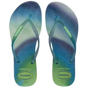 HAVAIANAS SLIM METALLIC RAINBOW- CITRONELA
