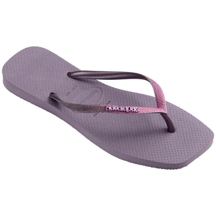 HAVAIANAS SLIM SQUARE GLITTER  - MALVE