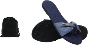 Havaianas Women's You St. Tropez Shine Sandals - Stylish, Comfortable, and Durable Flip Flops with Shimmery Lurex Straps, Perfect for Beach, Casual, and Everyday Wear, Includes Velvet Pouch