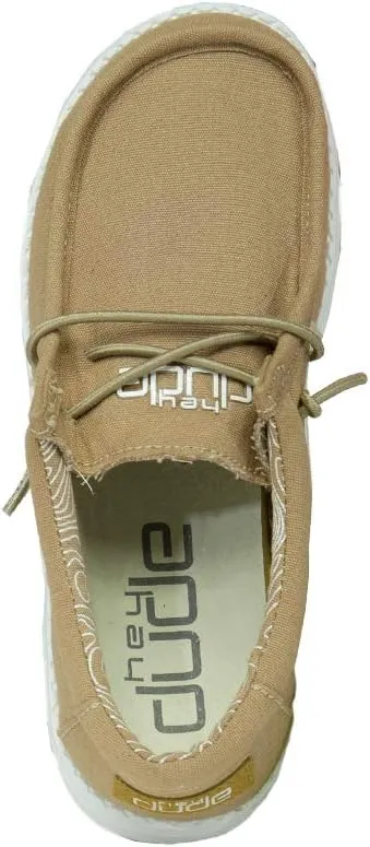 Hey Dude Boy's Wally Youth Multiple Colors | Boy’s Shoes | Boy's Lace Up Loafers | Comfortable & Light-Weight