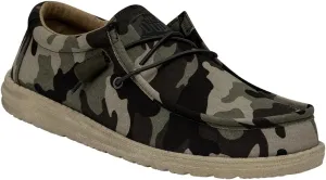 Hey Dude Men's Wally Suede Multiple Colors | Men’s Shoes | Men's Lace Up Loafers | Comfortable & Light-Weight