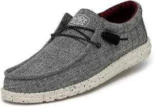 Hey Dude Wally Linen, Black, 14 M