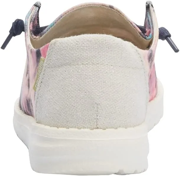 Hey Dude Women's Wendy Linen | Women’s Shoes | Women’s Lace Up Loafers | Comfortable & Light-Weight