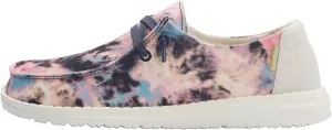 Hey Dude Women's Wendy Linen | Women’s Shoes | Women’s Lace Up Loafers | Comfortable & Light-Weight