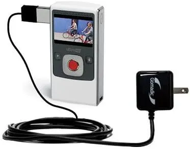 High Output Home Wall AC Charger Designed for The Pure Digital Flip Video Ultra 2nd Gen with Power Sleep Technology - Intelligently Designed with Gomadic TipExchange