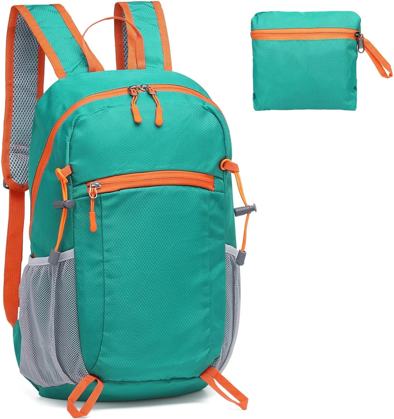 Hiking Daypack Packable, Camping Backpack Water Resistant Lightweight Polyester for Men Women Travel Outdoor