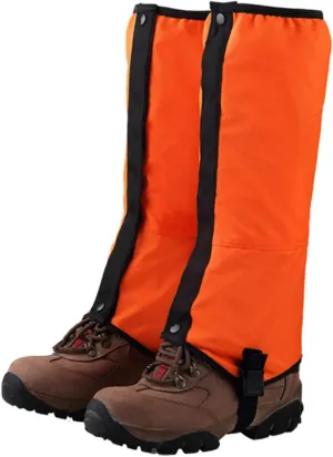 Hiking Gaiters, Cloth Boot Gaiters, Outdoor Walking Gaiters, Ankle Leg Gaiters, for Men and Women for Mountain Snow Hiking Skiing Walking Climbing Gardening
