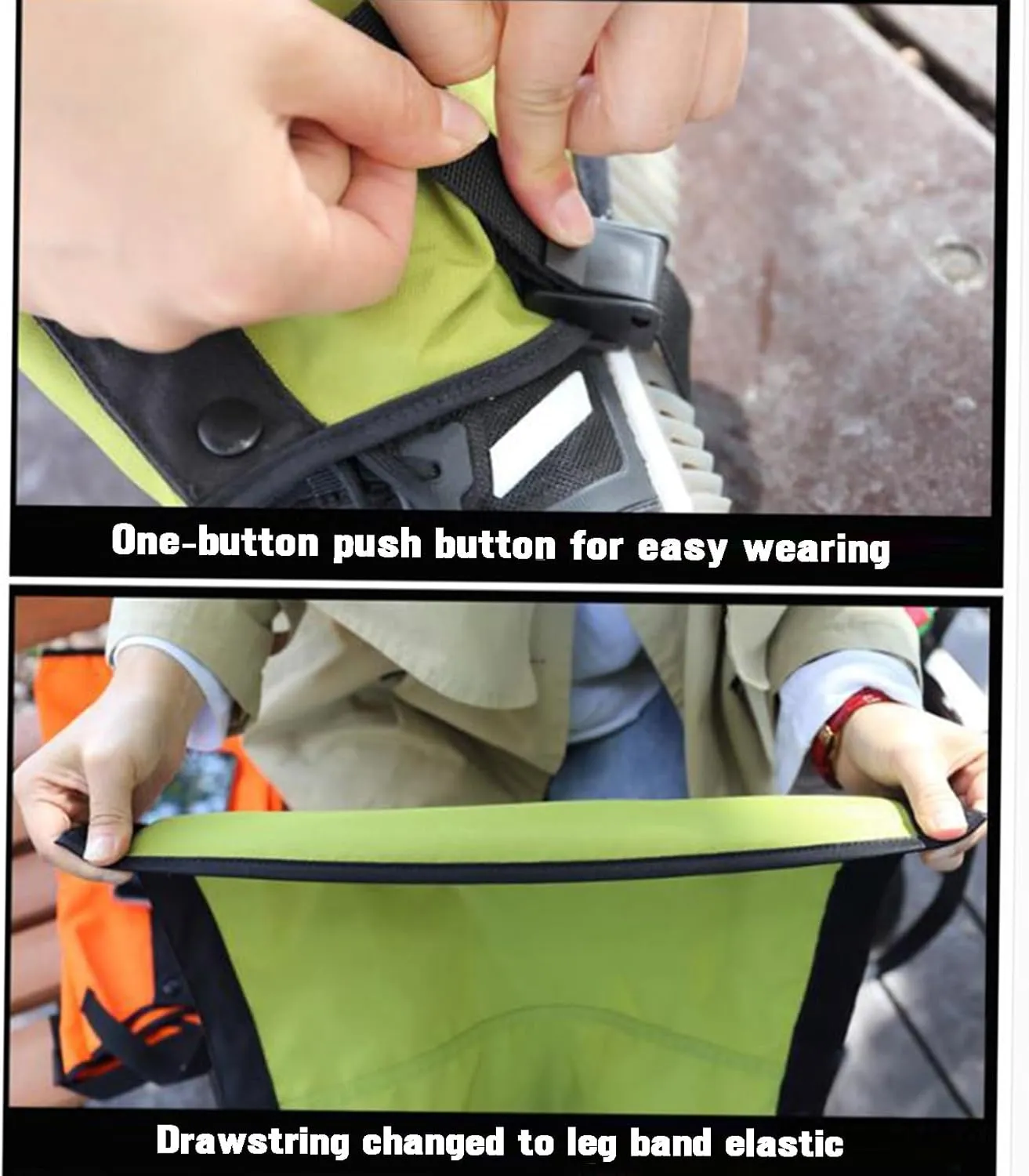 Hiking Gaiters, Cloth Boot Gaiters, Outdoor Walking Gaiters, Ankle Leg Gaiters, for Men and Women for Mountain Snow Hiking Skiing Walking Climbing Gardening