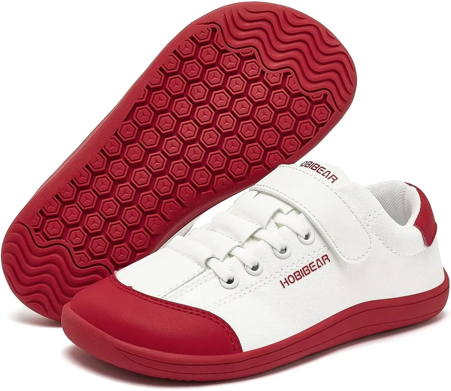 HOBIBEAR Kids Barefoot Shoes Wide Minimalist Zero Drop Sneaker for Boys Girls(Toddler/Little Kid/Big Kid)