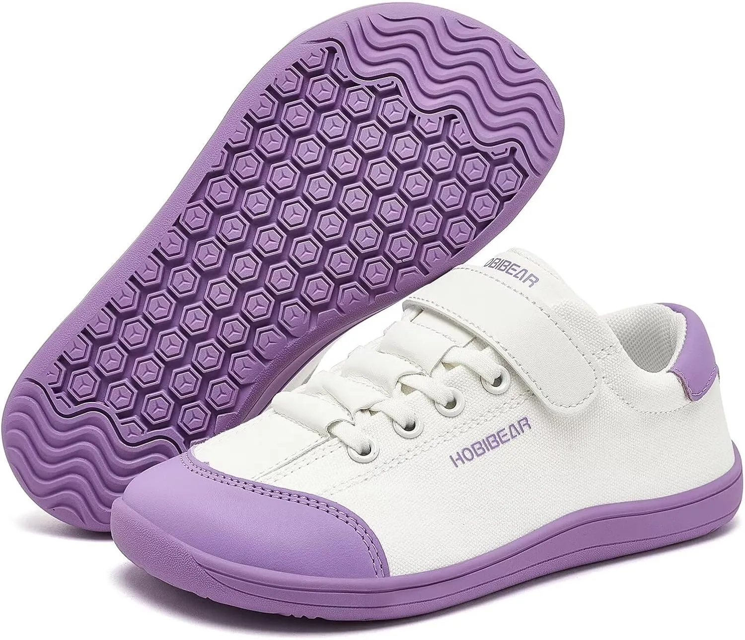 HOBIBEAR Kids Barefoot Shoes Wide Minimalist Zero Drop Sneaker for Boys Girls(Toddler/Little Kid/Big Kid)