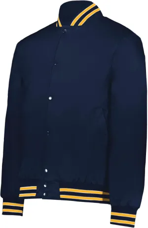 Holloway Heritage Jacket Navy/Light Gold/White XL