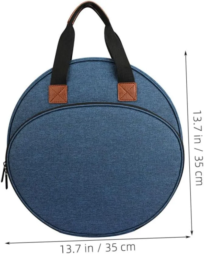 Homoyoyo 1 PC Multi Pocket Embroidery Kit Carrier Portable Storage Bag for Sewing Measuring Tools Accessories for Travel Beginners Durable Design