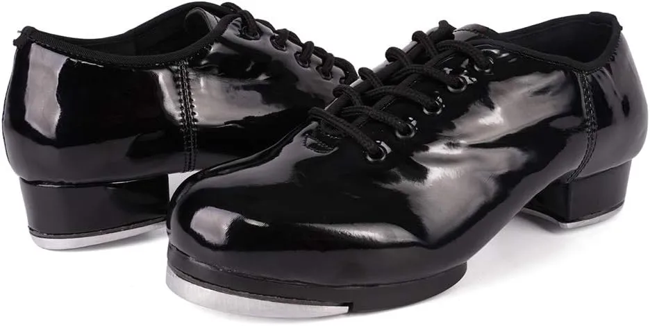HROYL Women & Men Tap Shoes Unisex Tap Dance Shoes Women Girls Tap Shoes for Jazz Tap Shoes,CLdance5