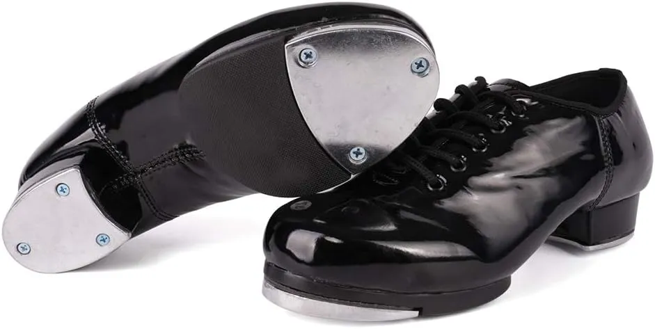HROYL Women & Men Tap Shoes Unisex Tap Dance Shoes Women Girls Tap Shoes for Jazz Tap Shoes,CLdance5